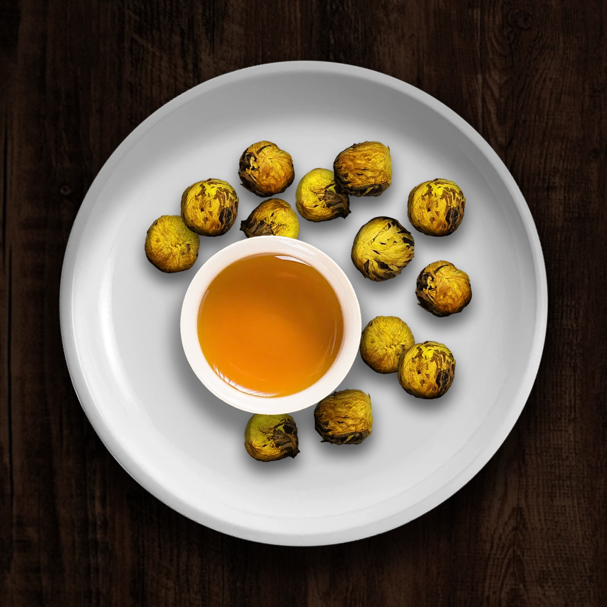 Tè alle Perle di Drago al Crisantemo e Pu Erh