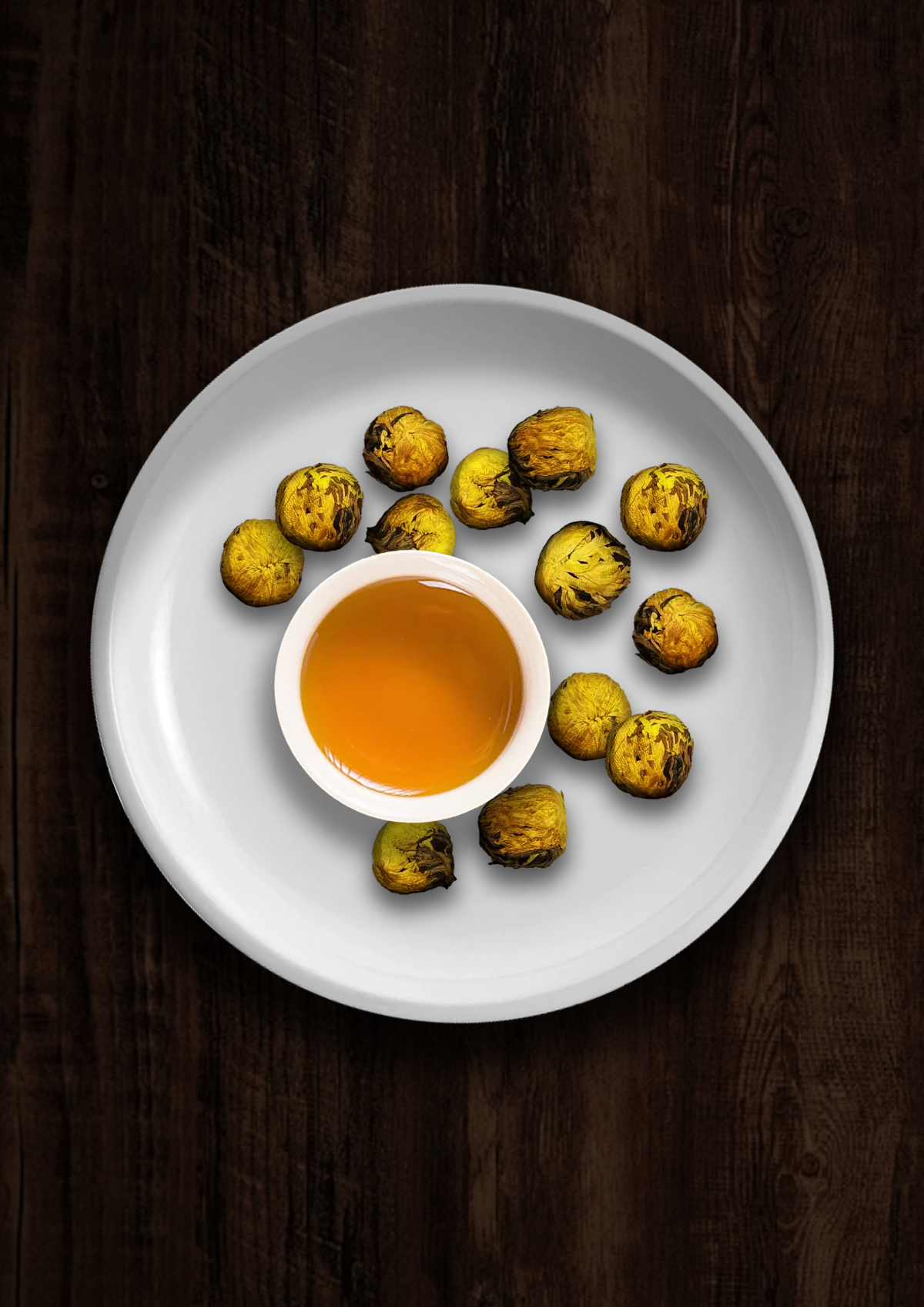 Tè alle Perle di Drago al Crisantemo e Pu Erh