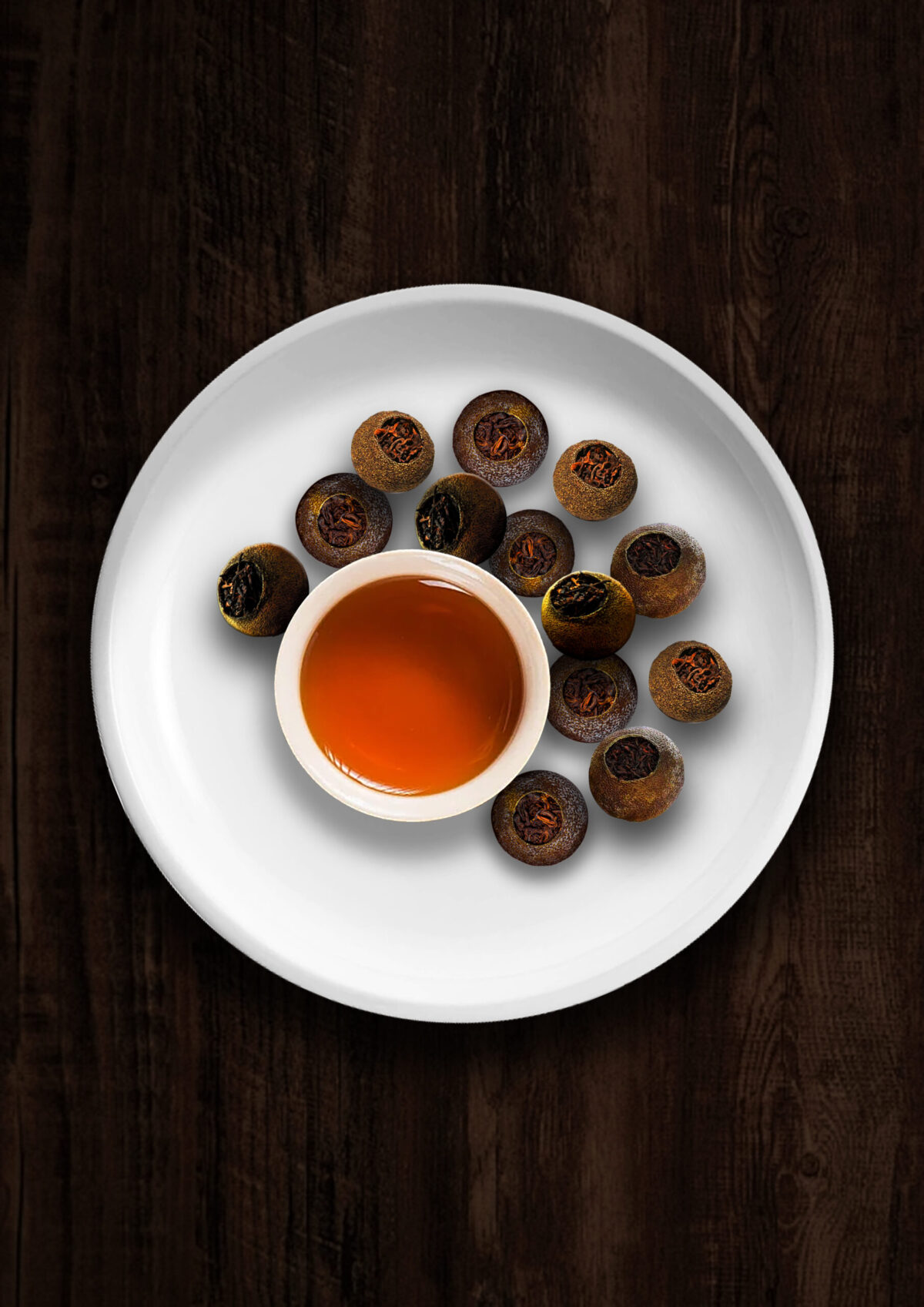 Tè Pu Erh al Mandarino Verde（Xiao Qing Gan）