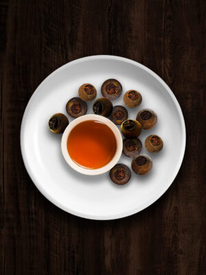 Tè Pu Erh al Mandarino Verde（Xiao Qing Gan）